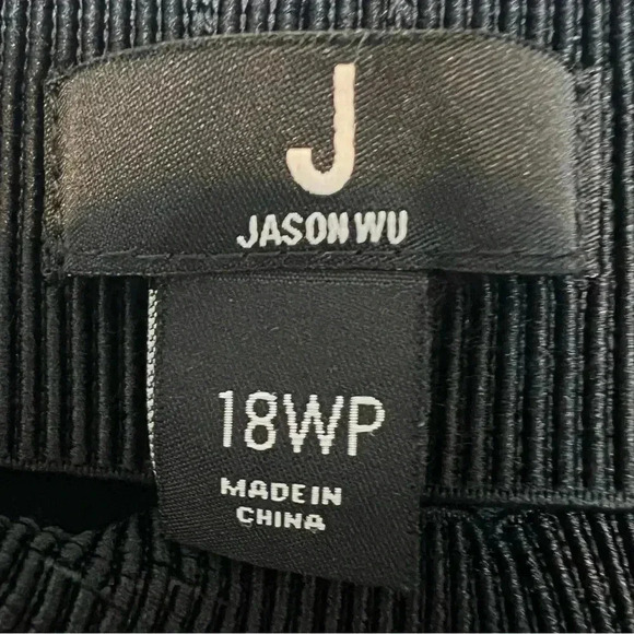 J JASON WU | Ankle Length Knit City Pant | Black Pull On Knit | Petite | 18WP - Picture 6 of 6
